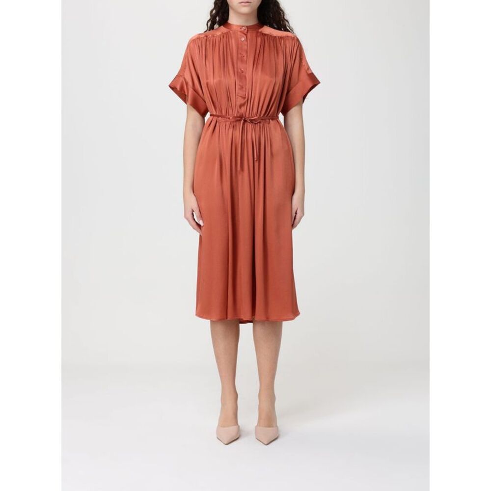 Semicouture Women Silk Blend Shirt Dress Semicouture